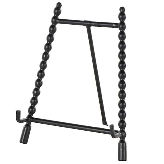 9" x 11" Black Metal Abstract Wide Display Easel